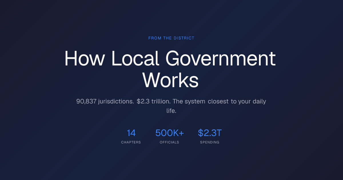 How Local Government Works — The District
